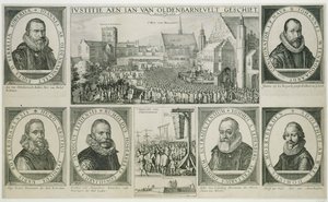 Halshugningen af ​​Johan van Oldenbarnevelt, 1619